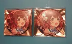 学マス 花海佑芽 担当ジュエリー缶バッジ 2点