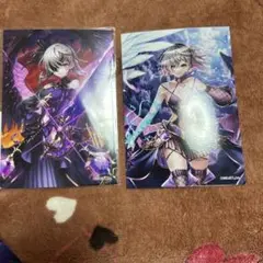 白猫　白猫プロジェクト　G賞　ブロマイド　闇エレノア　2種　ネコミミくじ　猫耳