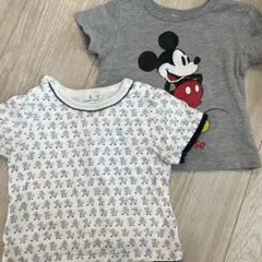 KUMIKYOKU ミッキーマウス Tシャツ 2枚セット
