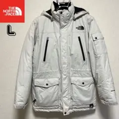 韓国限定 THE NORTH FACE ライトグレー ダウンジャケット Lサイズ
