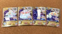 アンジュアクアマリンコーデ　ルーレット景品　4枚セット