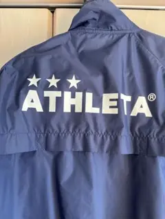 ATHLETA ネイビー ナイロンジャケット