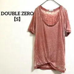 DOUBLE ZERO スパイシーピンク Tシャツ 【S】 シンプル 着回し