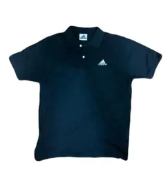 【希少品】old adidas 90s 00s ポロシャツ　ワンポイント