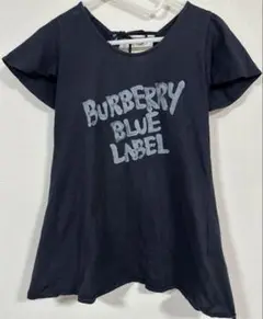 BURBERRY BLUE LABEL ネイビー チュニック 半袖　バーバリー