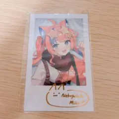 にじさんじ 今宵、××と夢を見る。 チェキ 猫屋敷美紅