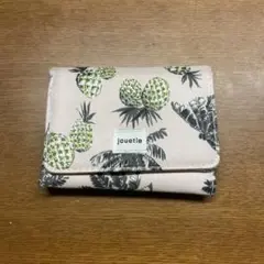 jouetie パイナップル柄 三つ折り財布