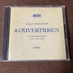 Johann Sebastian Bach 4 OUVERTUREn CD