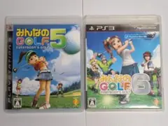 PS3 みんなのGOLF 5　&　みんなのGOLF 6