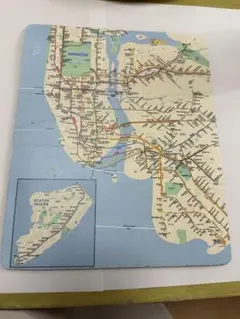 ニューヨーク地下鉄路線図マウスパッド