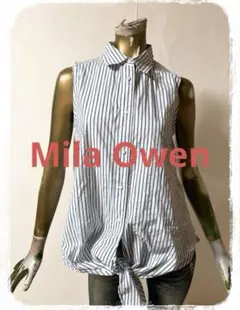 ☘️T16730☘️Mila owen 前結びノースリシャツ F