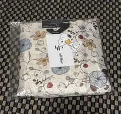 ｛シフレ] スヌーピーエコバッグ フラワーベージュ