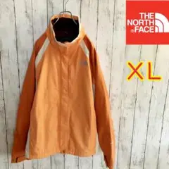 ノースフェイス マウンテンジャケット 厚手 HYVENT ライトオレンジ XL