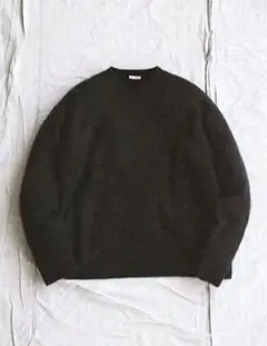 【匿名配送】LIDNM CASHMERE MILLED CREW KNIT S