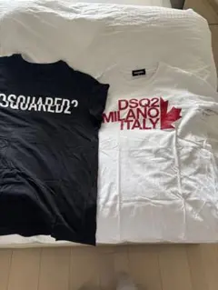 DSQUARED2 Tシャツセット ブラック ホワイト2枚セット