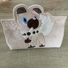 ほぼ新品 ポケモンイワンコ ティッシュケース ベージュ