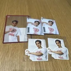 鈴木昂秀 RAVERSDAY ロト クリアカード キーホルダー ハートステッカー