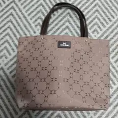 HANAEMORI ブラウン ハンドバッグ 中型