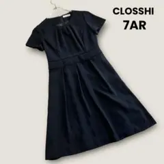 CLOSSHI クロッシー　7AR 黒　フォーマルワンピース　レース　半袖