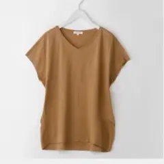 新品　PLST ＶネックリラックスTシャツ　ホワイト