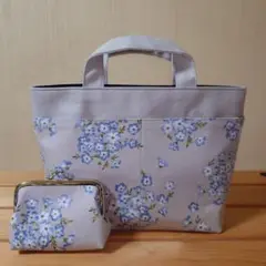 【C6】バッグインバッグ・がま口セット