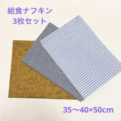 【SALE】882.給食ナフキン ランチョンマット3枚セット　男の子　女の子