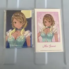 シャニマス　和泉愛依　スクエア缶バッジ　ブロマイド　くじ引き堂