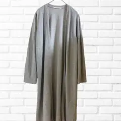 b285 KHALITA ロングカーディガン レーヨン 肌触り◎ 秋 美品