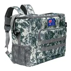 コンテナボックス型3WAY 44L カセットコンロ カセットボンベ用収納 迷彩