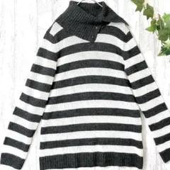 美品✨BUONA GIORNATA ボーダー柄セーター フリーサイズ