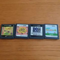 商品説明必読】任天堂DS ソフト4本セット　動作未確認　ジャンク　どうぶつの森他