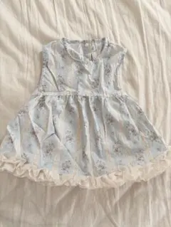My daughter 花柄ストライプトップス L