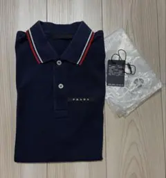 PRADA ネイビー ポロシャツ　S
