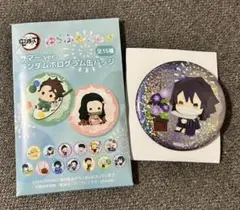 鬼滅の刃 伊黒小芭内　ゆらふわシリーズ ホログラム缶バッジ　サマーver