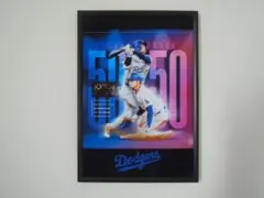 A4 額付き ポスター 大谷翔平 メジャー 史上初 50-50