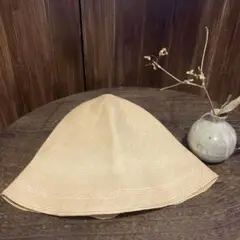 【未使用品】麦わら帽子 ストローハット バゲットハット