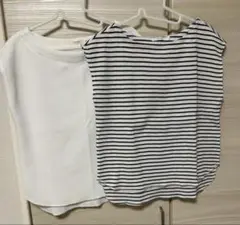 SALE⭐︎ワッフル　フレンチスリーブ　2枚セット　M