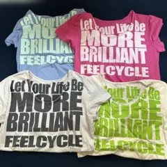 FEELCYCLE Tシャツ Sサイズ4枚セット
