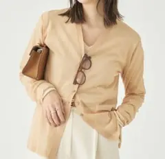 SHEER VN カーディガン　Plage