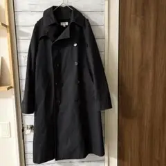 HYKE ハイク 日本製 ブラック ロング トレンチコート N524 中古・古着通販】HYKE (ハイク) ウールライナー付き トレンチ