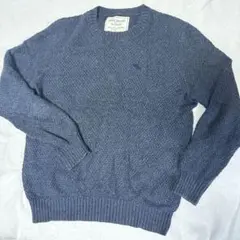 Abercrombie & Fitch ニットセーター S ダークブルー