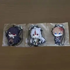 原神　ラバーストラップ3個セット　北斗　凝光　タルタリヤ