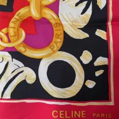 CELINE 大判 シルクスカーフ