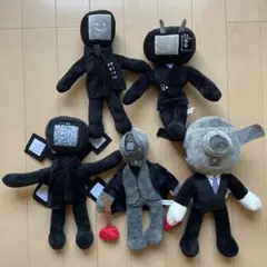 スキビディトイレ　ぬいぐるみ　5体セット