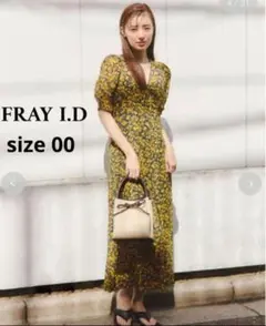 【最終お値下げ】FRAY I.D プリントワンピース オンライン限定カラー