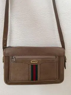 グッチ オールドグッチ ショルダーバッグ 70年代 筆記体ロゴ
