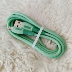マイクロ U 充電ケーブル 120㎝ マイクロU グリーン