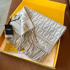 FENDI FFロゴ マフラー ベージュ