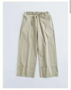 MEYAME WAIST CORD WIDE PANTS
