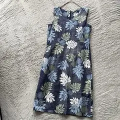 【美品】Pana ジュネ 沖縄かりゆしワンピース M